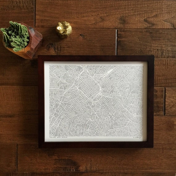 frame for 11x14 city prints