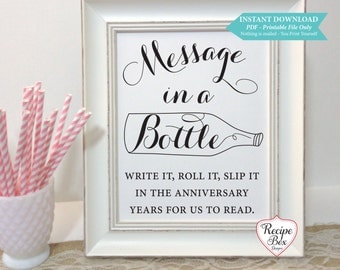 Message In A Bottle Invitation Template 5