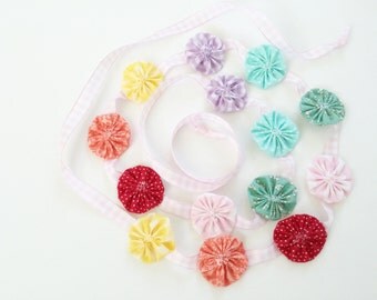 Rainbow Yo Yo Garland, Banner, Bunting