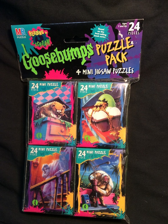 Goosebumps mini puzzle pack 4 mini's by Milton Bradley