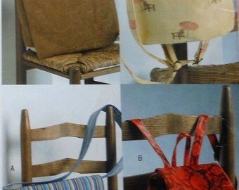 Utility Bags Sewing Pattern UNCUT See & Sew B4583 bag backpack