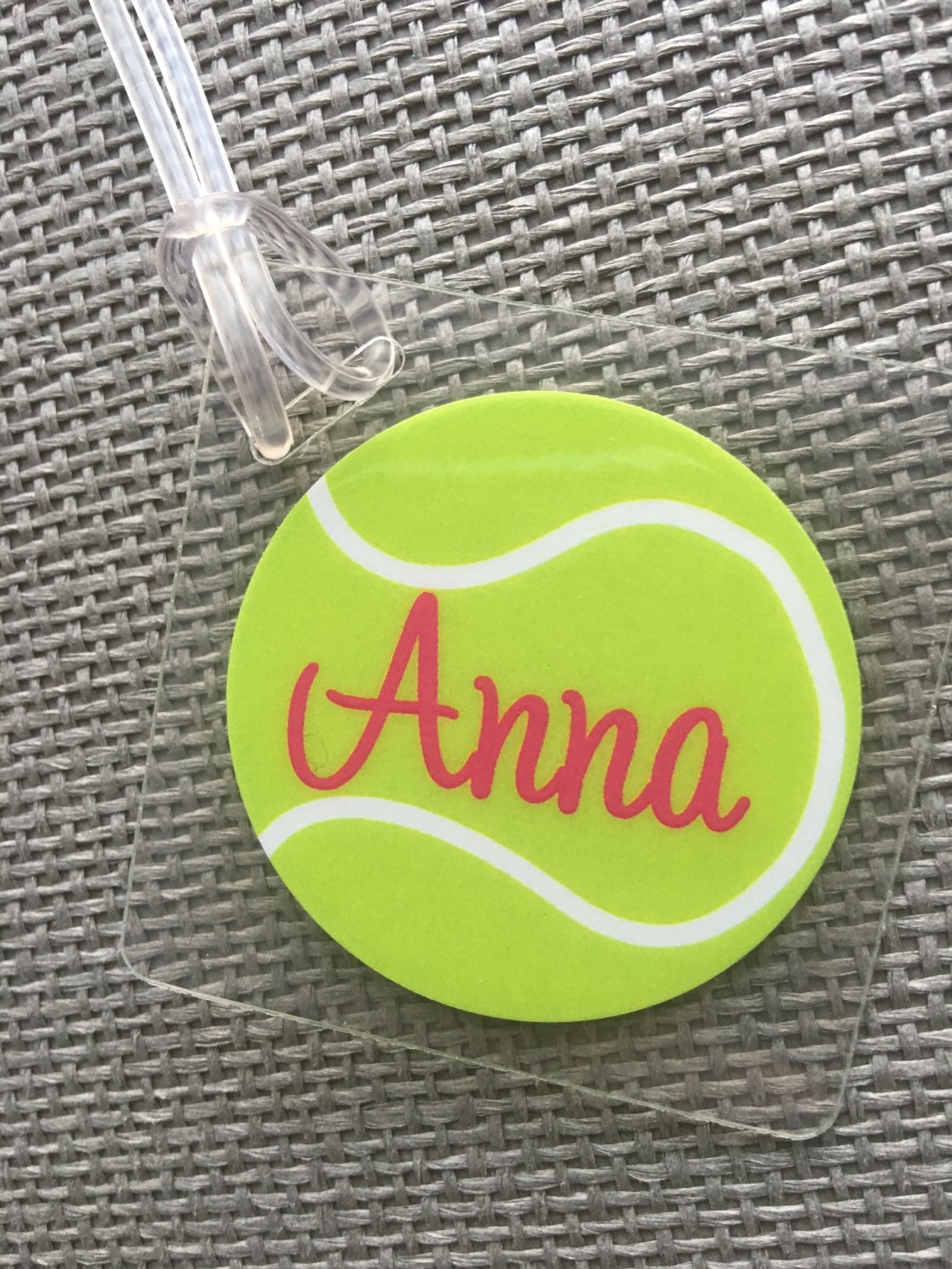 Tennis Bag Tag Sport Bag Tag Tennis Party Favor Tennis Gift