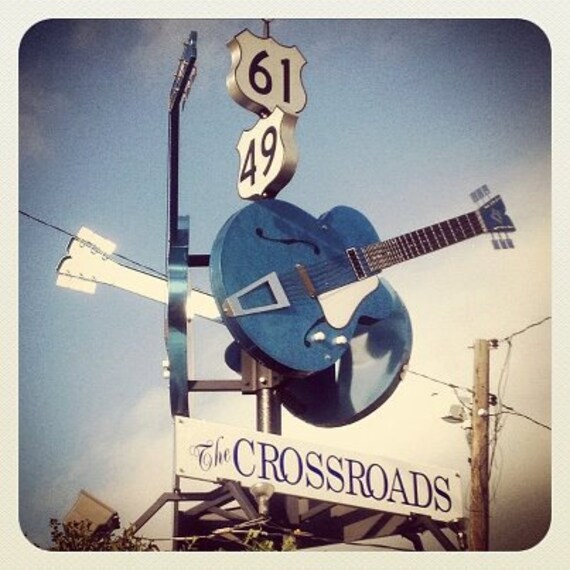 Crossroads Original Mississippi Delta Photography Coasters