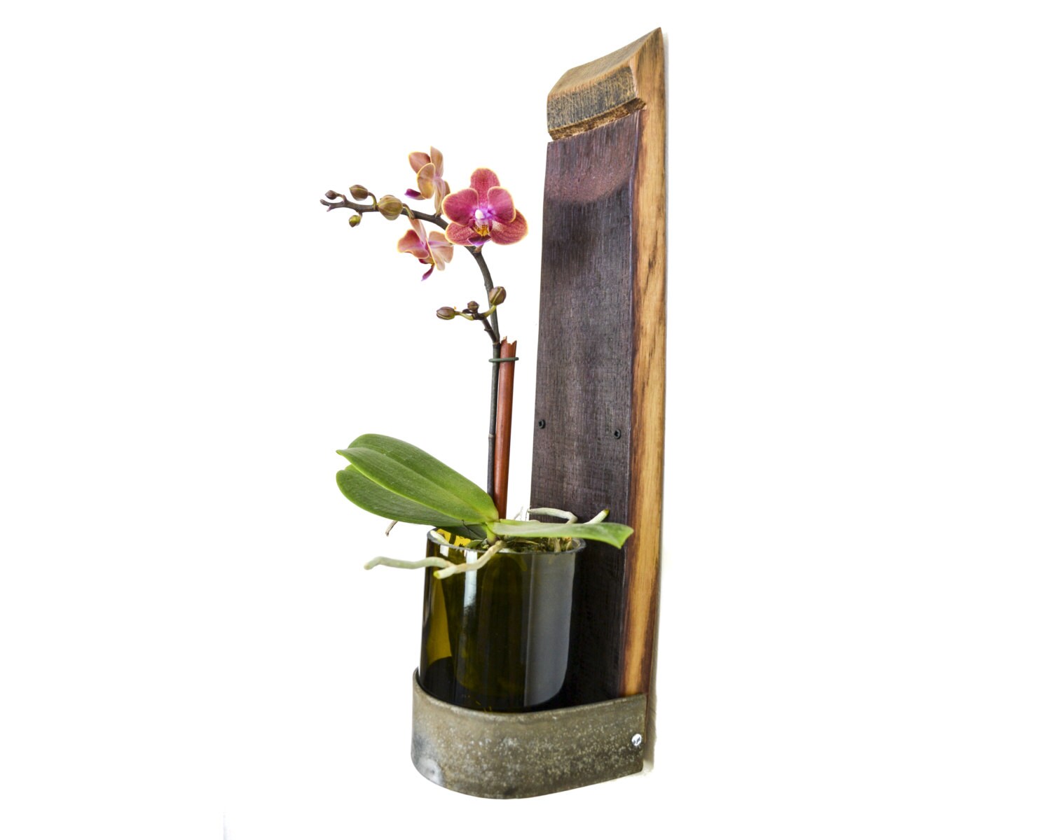 Aporum Wine Barrel Vase Shelf