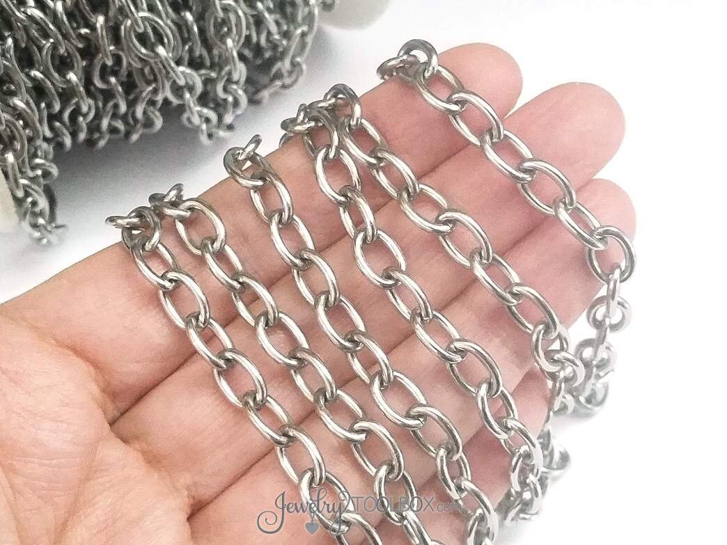 Jewelry Making Chain Thick Stainless Steel Chain Bracelet
