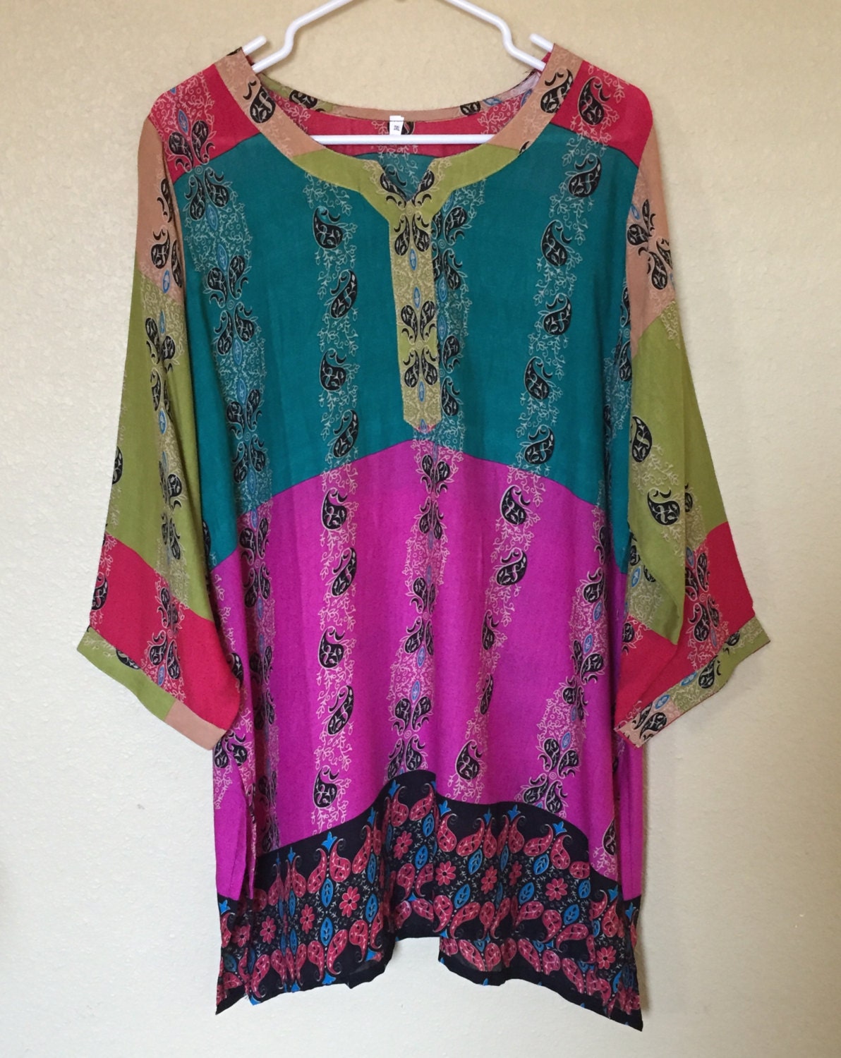 Colorful Paisley Tunic by FuzionJewelry on Etsy