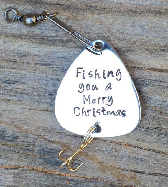 Items similar to Fishing You A Merry Christmas,Fishing Lure, For Him
