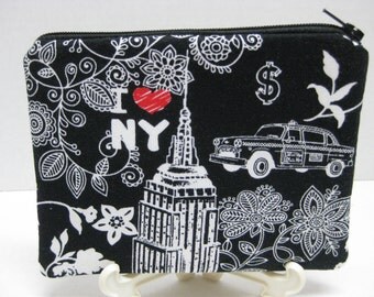 New York City Women Zipper Pouch