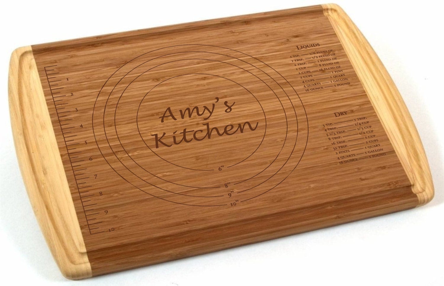 Personalized Kitchen Conversions Cutting Board 18x12