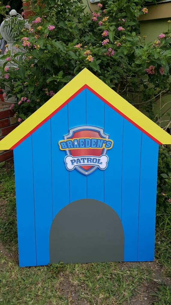 Party Decoration Life Size Flat Roof Dog House Cut Out