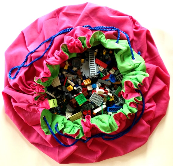 Lego Mat Lego Storage Toy Storage Bag... Easy for kids to