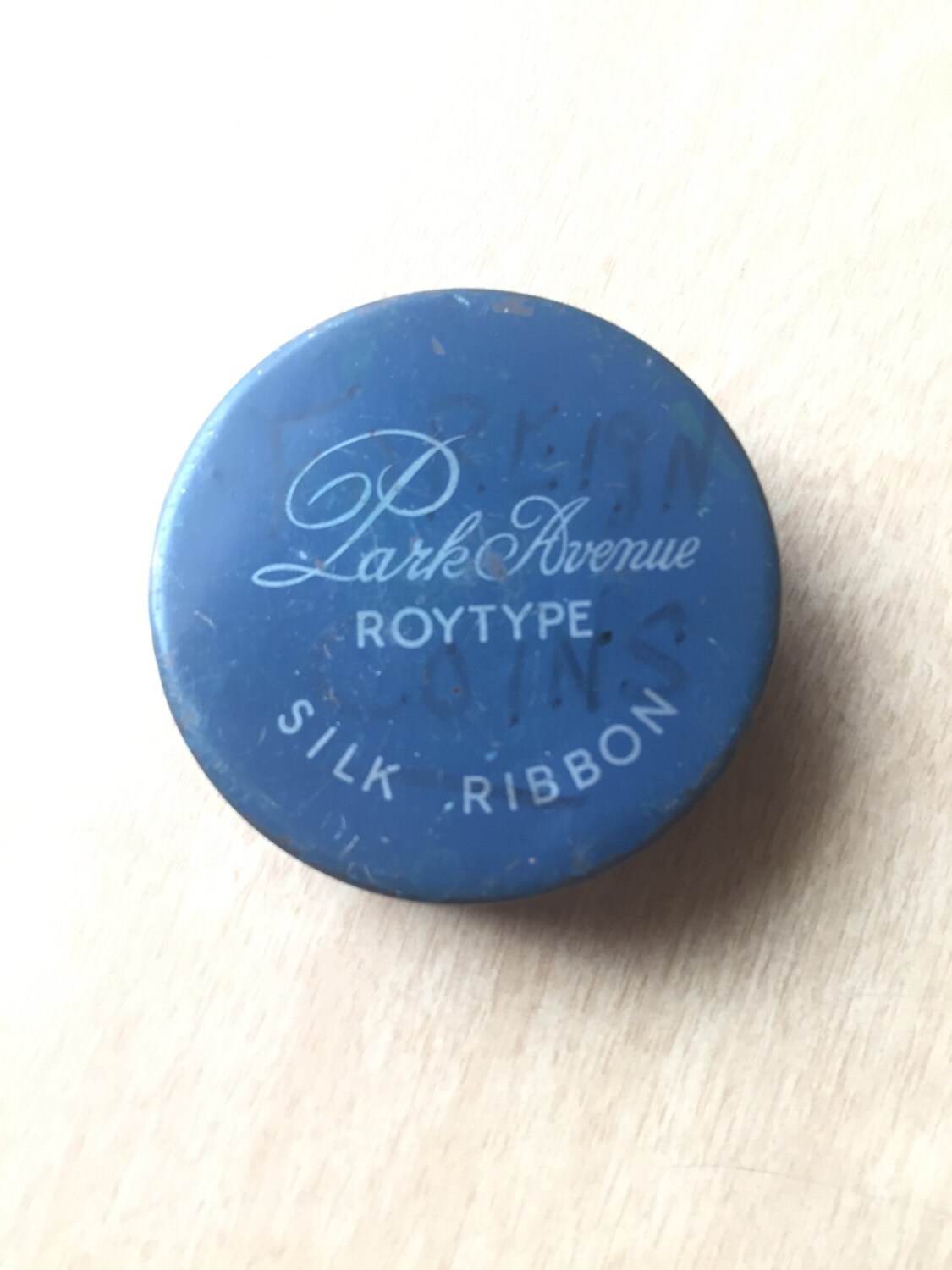 Vintage Tin Trinket Box Typewriter Ribbon Storage Haute Juice