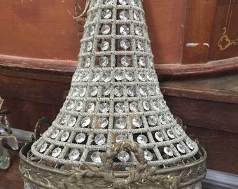 chandelier. French Empire Chandelier Fig House Vintage. #fighousevintage. Stephanie Fig Design