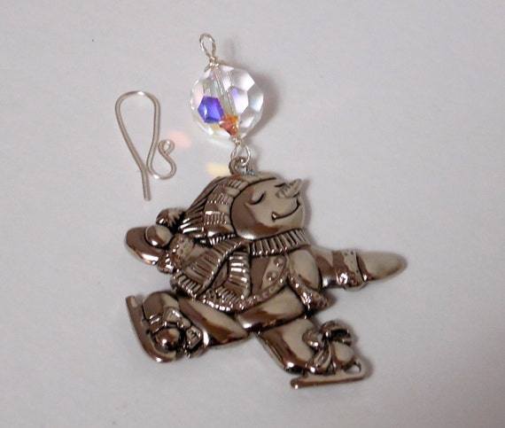 gorham silver plated ornament gorham snowman ice skating gorham silver plated ornament gorham snowman ice skating