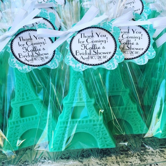 10 EIFFEL TOWER SOAPS {Favors} - Paris Themed Birthday, Eiffel Tower Favor, Oh La La Favor, Bachelorette or Bridal Shower Soap Il_570xn
