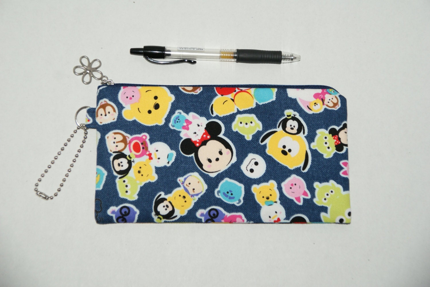 Padded Zipper Pouch / Pencil Case / Cosmetic Bag Made with