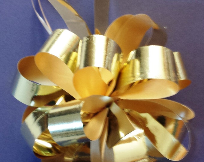 Pull Bow Ribbon - 4" BOW Available in a variety of colors - SALE PRICE