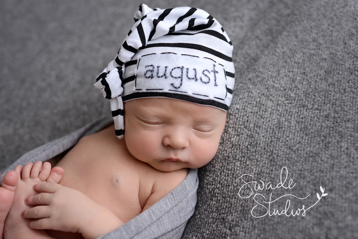baby name hat personalized hat knot hat baby boy