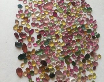 Tourmaline rose cut freeforms Pcs 425 tourmaline wt 128 carats tourmaline rose cut tourmaline rosecuts superfine quality