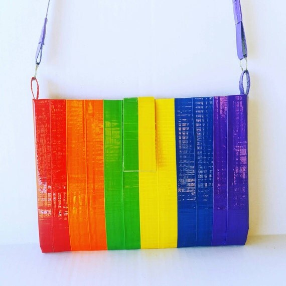 Rainbow Crossbody Purse LGBT Pride Cross Body Bag Unique