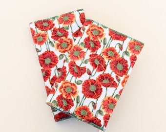 Poppies 2018 or 2017 / 2018 Academic Diary & Notebook / Journal Gift Set