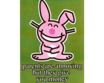 Happy Bunny Sticker
