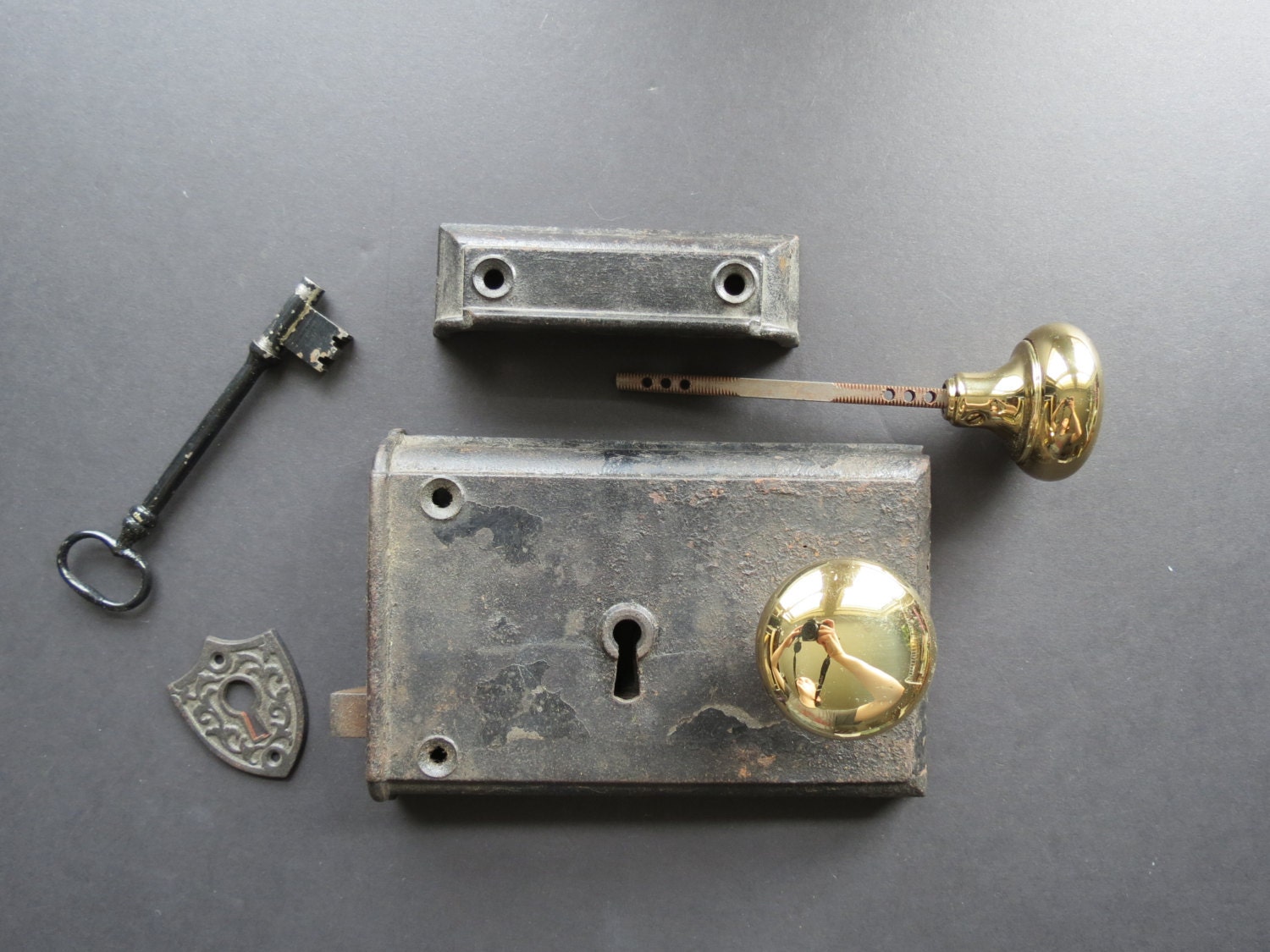 Reproduction Antique Door Locks vintage door hardware set // reproduction antique style dramatic Reproduction Antique Door Locks vintage door hardware set // reproduction antique style dramatic