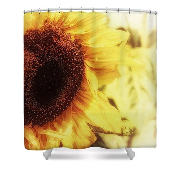 Rideau de douche tournesol grand format photo par mscottphotography Rideaux Chalet décor