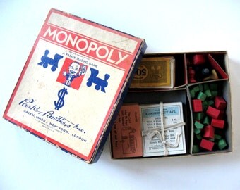6 original monopoly pieces 6 original monopoly pieces