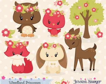 INSTANT DOWNLOAD, fall woodland clipart and vectors for personal and commercial use