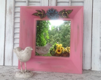 Pink Wall Mirror pink wall mirror | etsy Pink Wall Mirror pink wall mirror | etsy