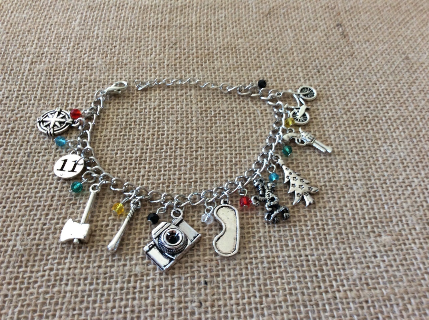 Stranger Things inspired charm bracelet