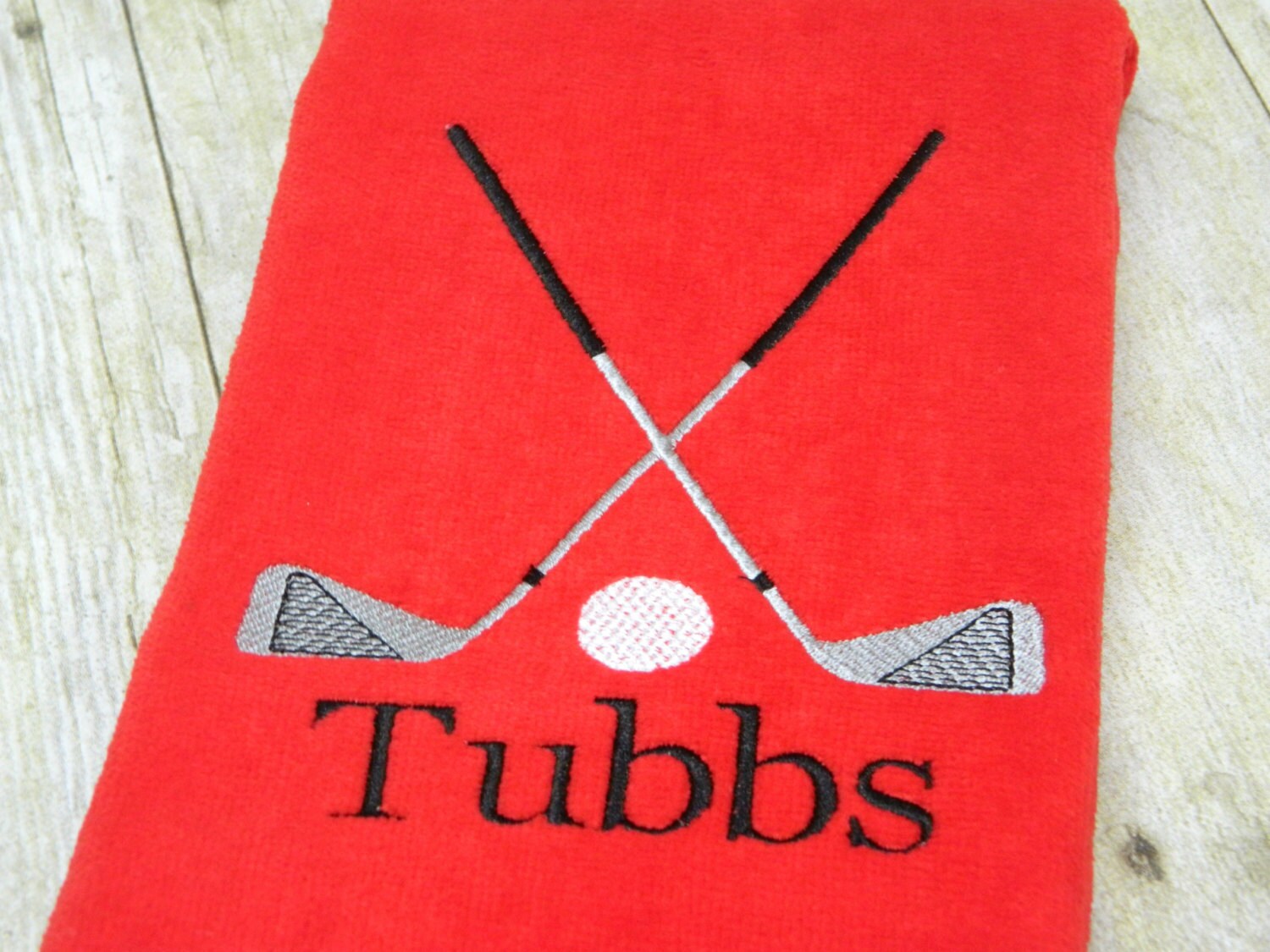 Custom Golf Towel Personalized Golf Towel Embroidered Golf