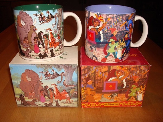 Collectible Ceramic Disney Mugs / Coffee Mugs by yankytreasure