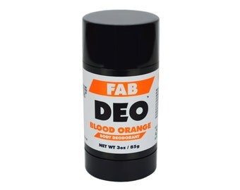 BLOOD ORANGE Natural Deodorant Deoderant Stick Vegan