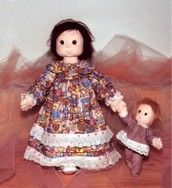 Soft Sculpture Doll PDT Instruction & Pattern by Rosselladolls
