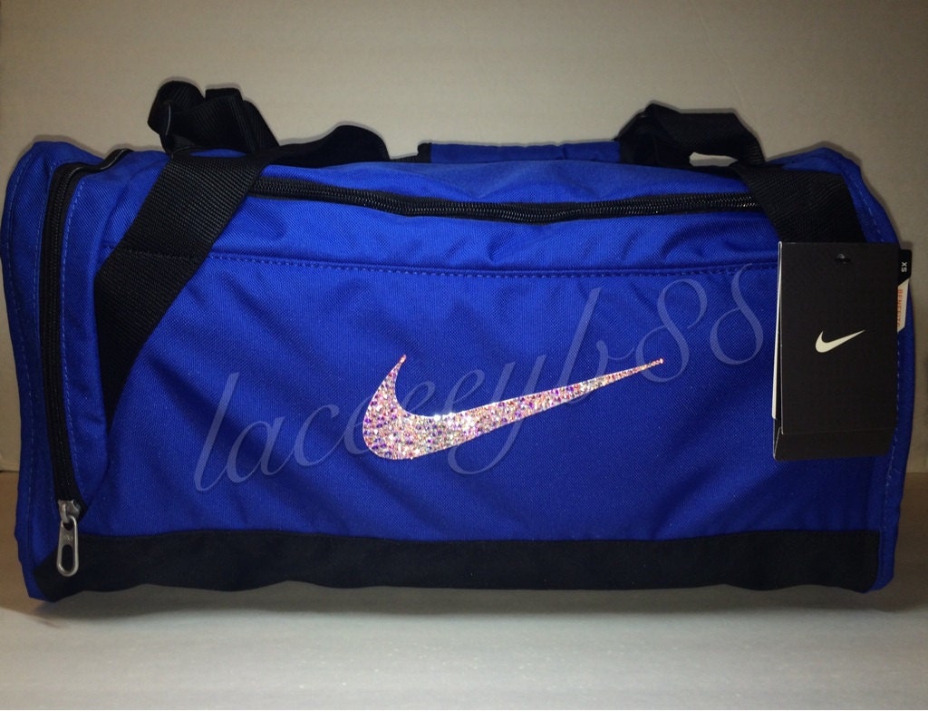 blue duffle bag nike