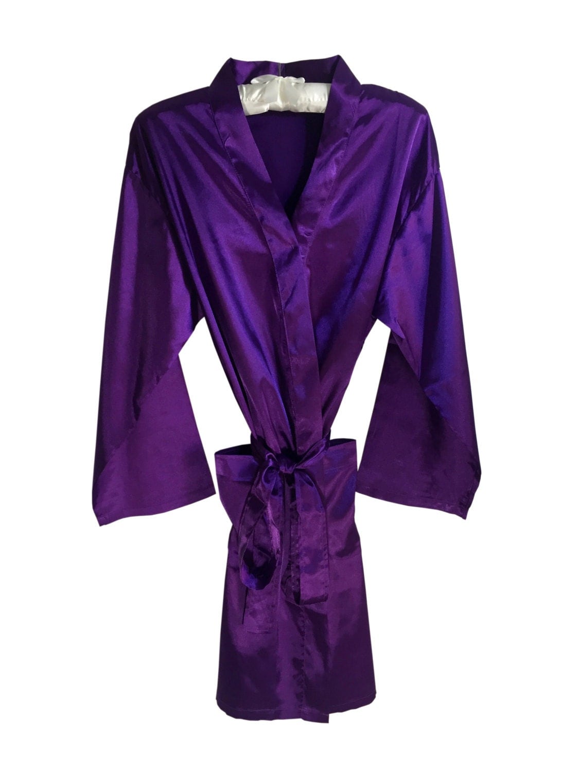 purple bride robe