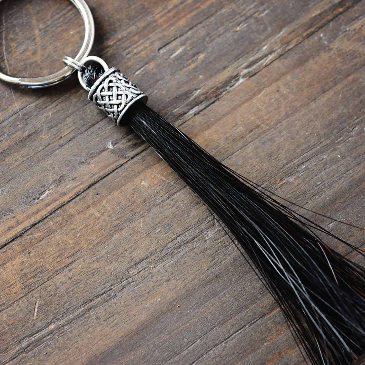 Tassel Horse Hair Key Chain Horse Hair Jewelry Unique
