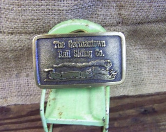 Brass Belt Buckle Germantown Rail Siding Co Belt Buckle
