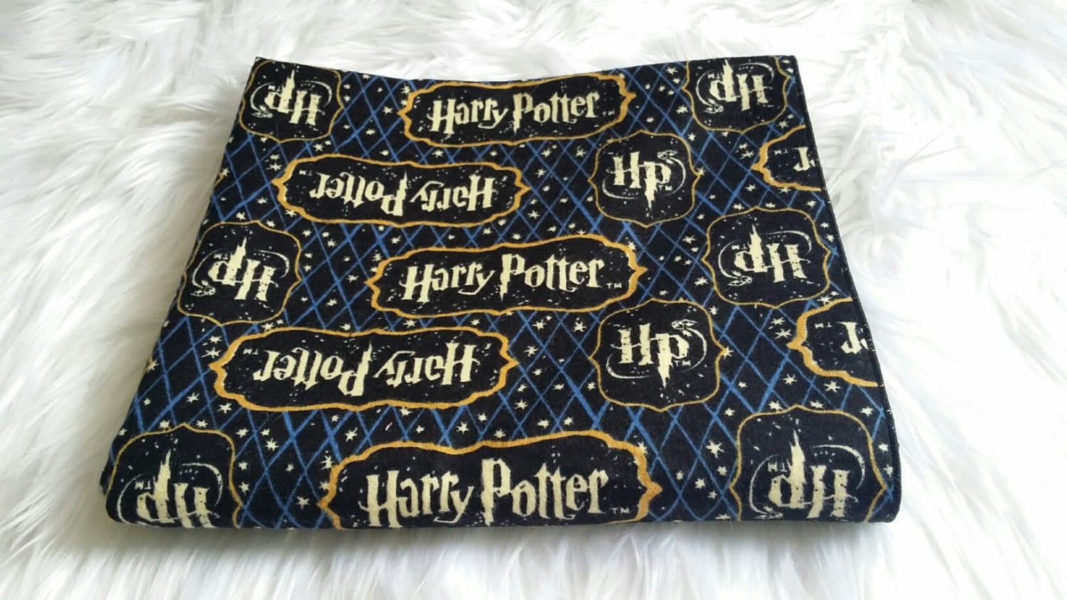 Crochet Harry Potter baby blanket Gryffindor baby blanket