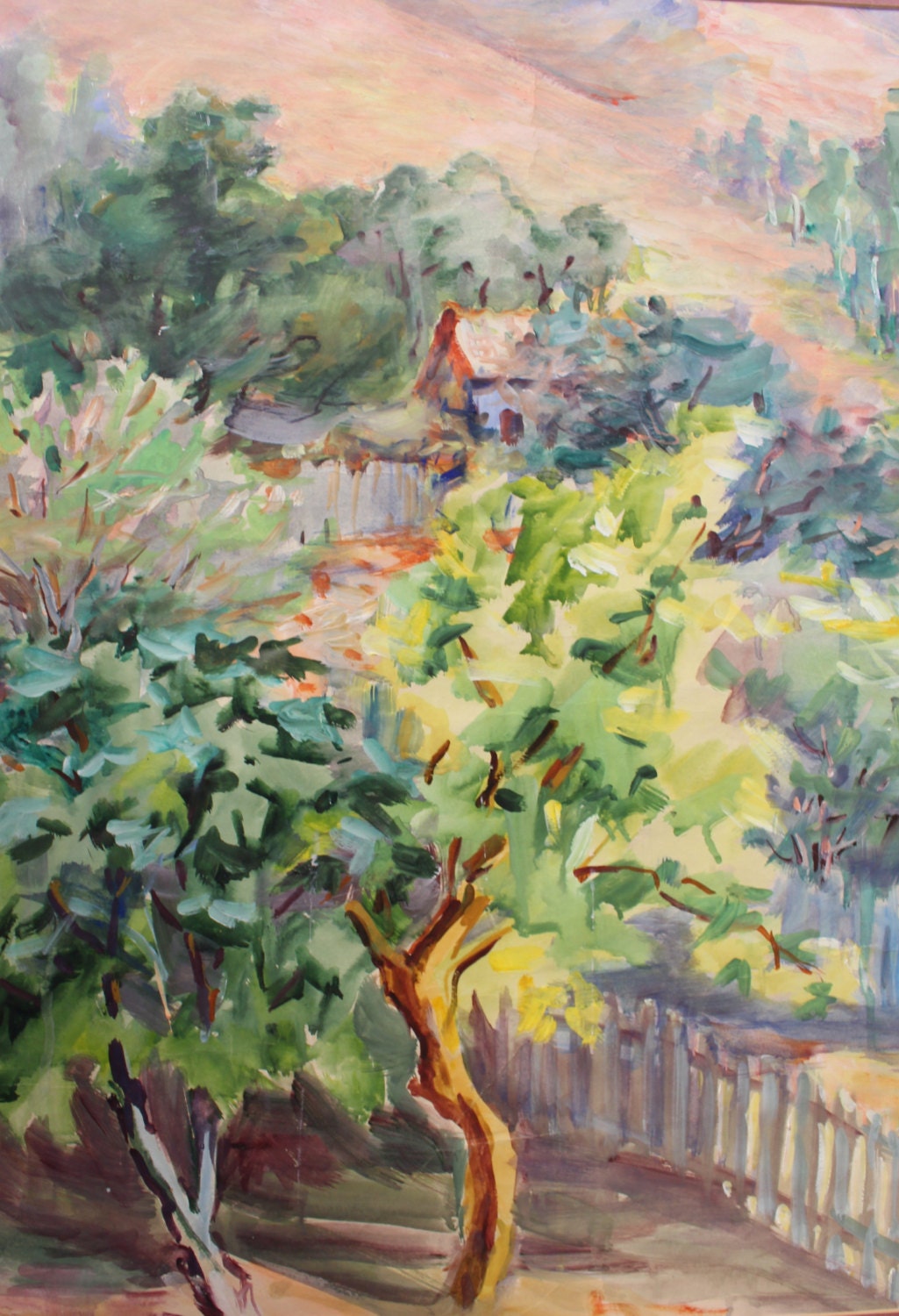 Sergei Bongart Original Vintage California Plein Air Colorist
