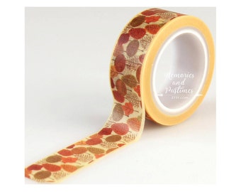 Autumn Trees - Fall Washi Tape - Autumn Washi Tape - Planner Washi Tape - Masking Tape - Carta Bella - 15 ft - 408377