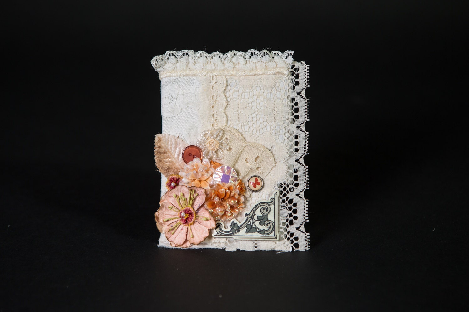 fabric lace journal shabby chic lace journal romantic lace fabric lace journal shabby chic lace journal romantic lace