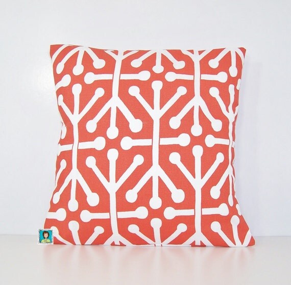 Items similar to Outdoor Pillow Orange PILLOW Lumbar Various Sizes Orange Pillow Cover