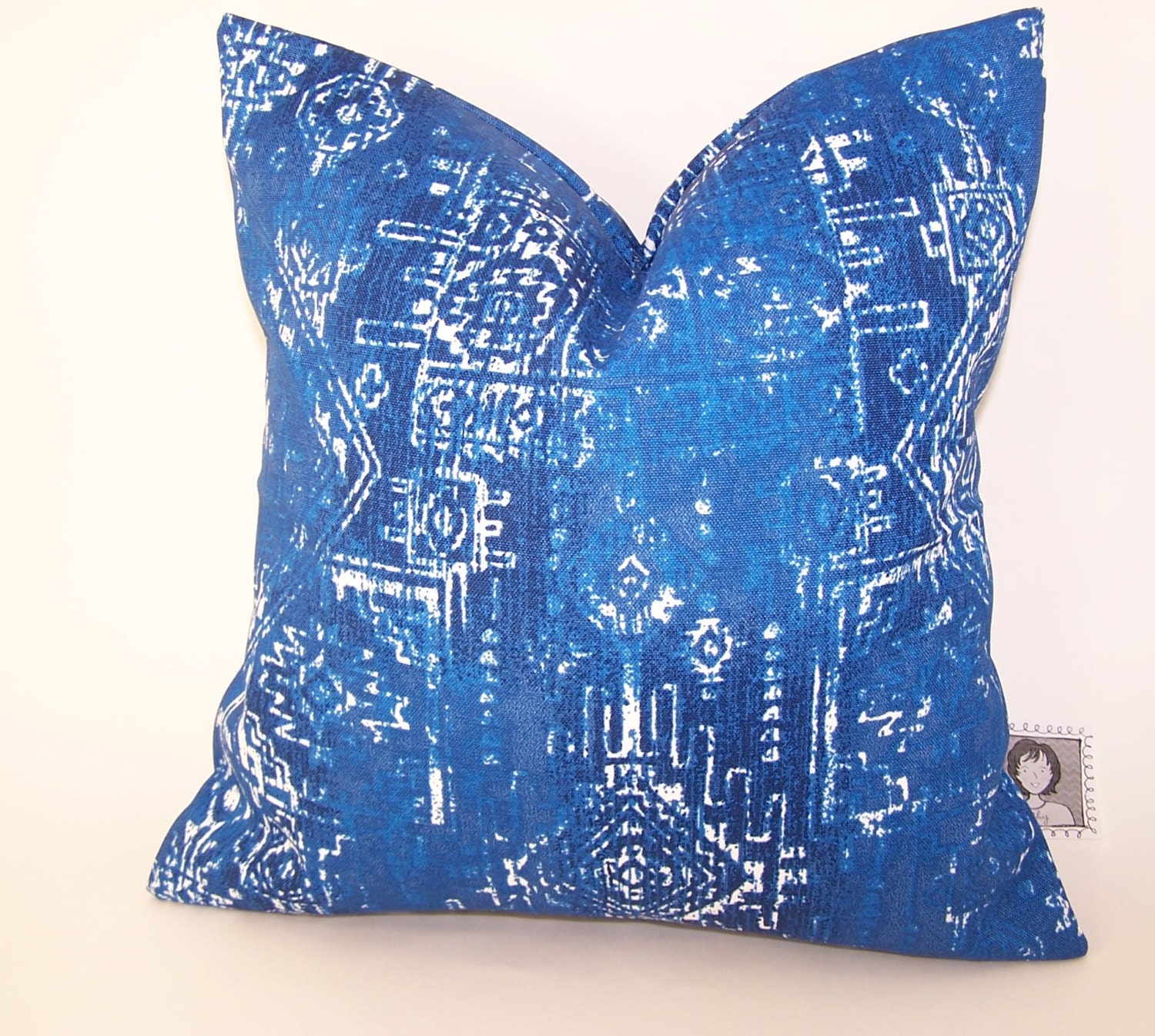 Modern Outdoor Pillow Cobalt Blue PILLOW Outdoor