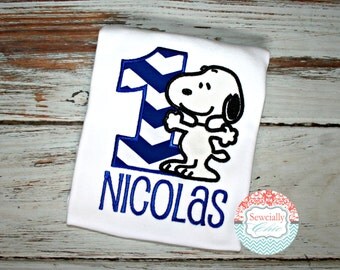 Snoopy Birthday shirt
