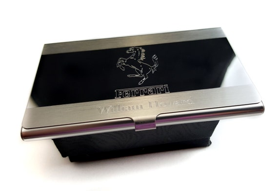 Personalized Business Card Holder Gifts For Men Engraved