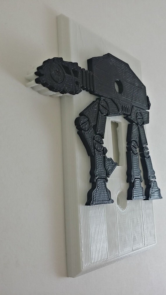Star Wars AtAt Light Switch Cover 3D Printed by ShopSimplyPerfect