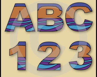 Gil Bubble Guppies Alphabet Letters &amp; Numbers by AisnesCreations